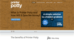 Desktop Screenshot of printerpotty.com