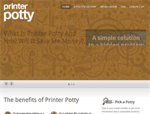 Tablet Screenshot of printerpotty.com